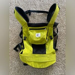 Ergobaby Lime Green Carrier with Black Accents